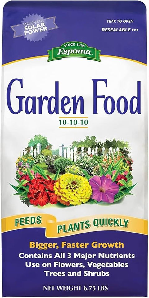 6.75 lb.  Espoma Garden Food Fertilizer (10-10-10)