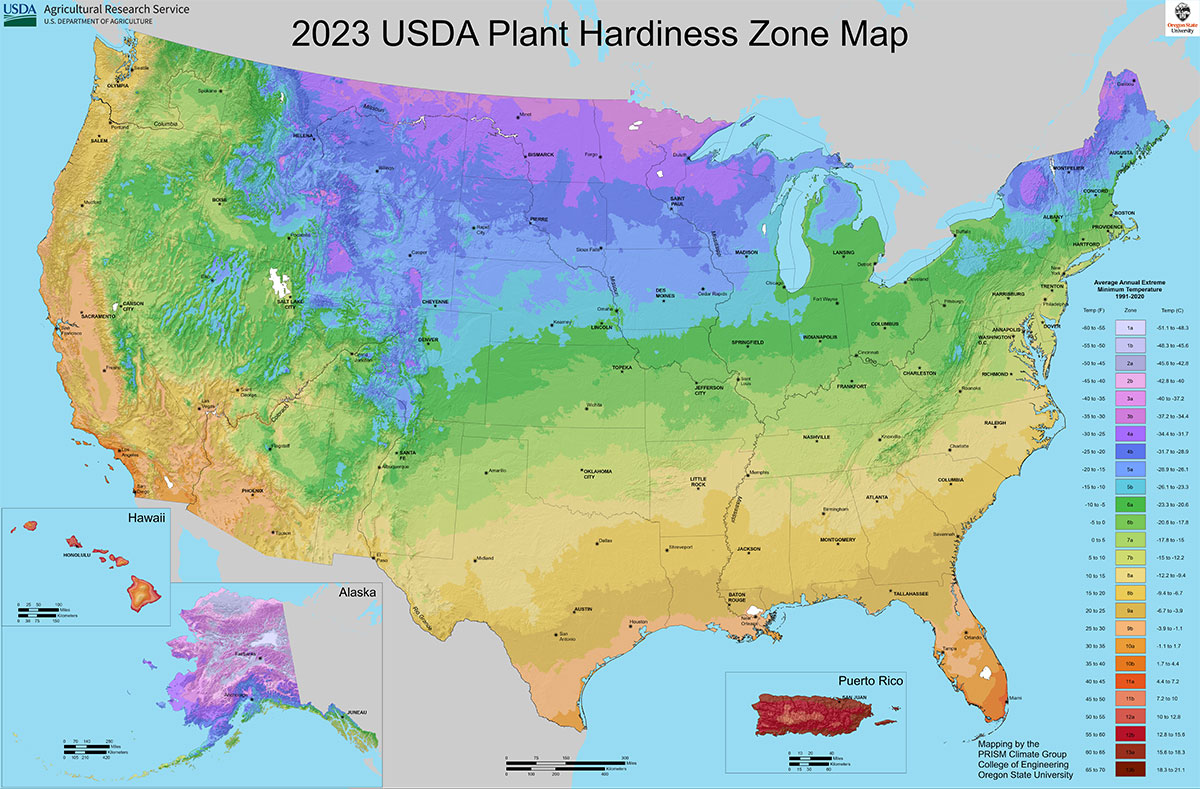 U.S. Hardiness Zones